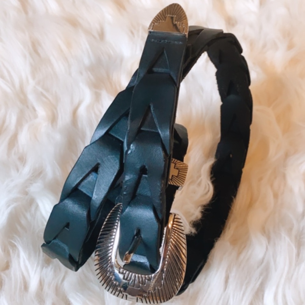 Black Leather Belt